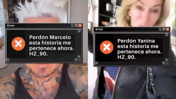 El mensaje que apareció en las historias de Tinelli y Yanina.