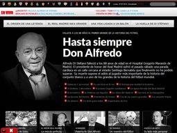 murio alfredo di stefano, uno de los mejores jugadores de la historia murio alfredo di stefano, uno de los mejores jugadores de la historia