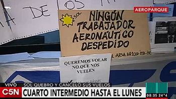 acampe en aeroparque de los trabajadores despedidos de la linea sol acampe en aeroparque de los trabajadores despedidos de la linea sol