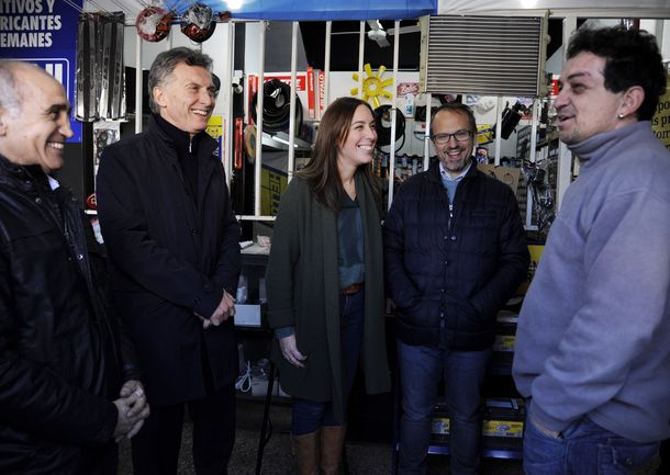 Macri visitó Tres de Febrero con Vidal y Salvador