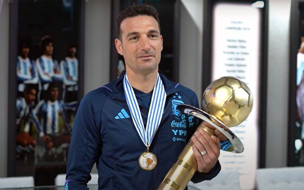 Lionel Scaloni sumó un nuevo trofeo a su vitrina personal