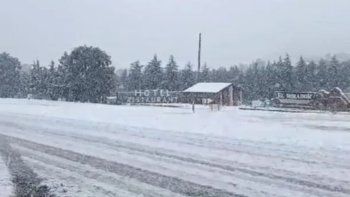Nieve en el país.