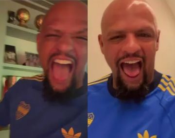 La picante burla de Felipe Melo tras el triunfo en el Monumental: ¡Dale Boca