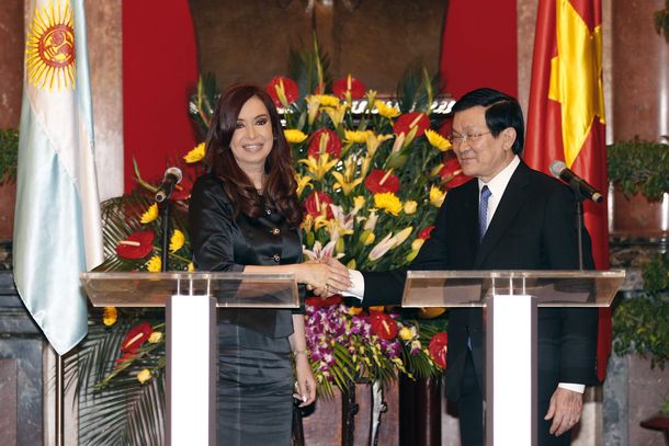 Cristina Fernández dijo que Vietnam es un ícono de lucha