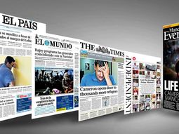 La foto que conmovió al mundo sigue en la tapa de los diarios del viernes