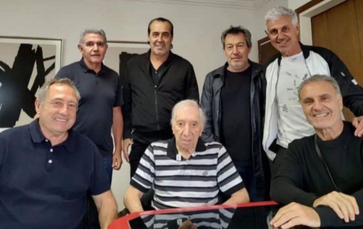 Los campeones del mundo de 1986 visitaron a Bilardo: cómo está hoy