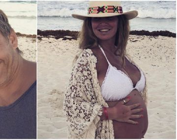 Flor Peña, feliz junto a Ramiro Ponce de León.