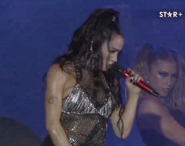 La chicana de Lali Espósito a Javier Milei en el Cosquín Rock