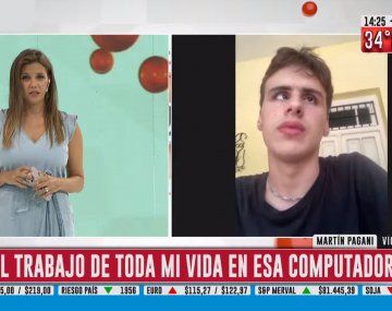 Matías es ciego y pide ayuda para hallar la computadora que le robaron