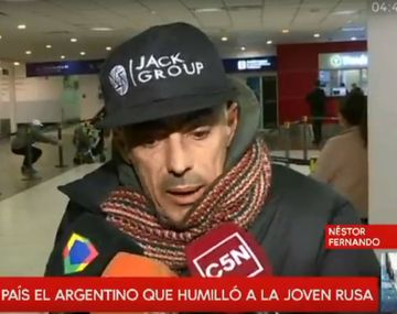 Néstor Penovi llegó al país tras ser expulsado del Mundial