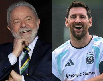Lula da Silva y su llamativo elogio a Lionel Messi: lo quiere en Brasil, dijo entre risas.