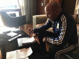 Jorge Sampaoli, DT de la Selección Argentina - Crédito:&nbsp;@SampaoliOficial