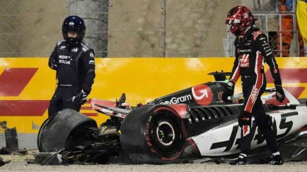 Fórmula 1: el fuerte choque de Esteban Ocon en la Q2 de Bahréin