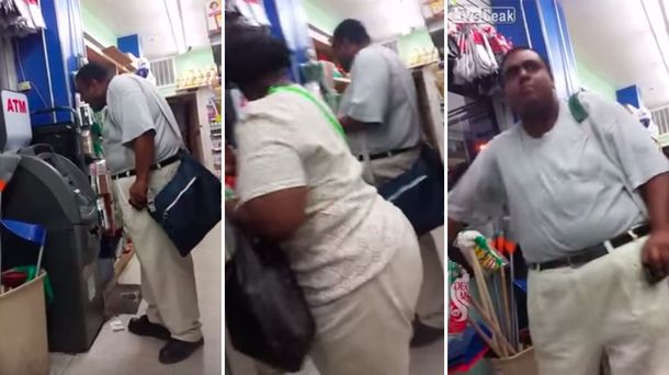 VIDEO: la peor reacción humana cuando el cajero te come la plata