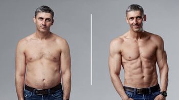 Con 46 años, perdió 7 kilos en 3 meses - Crédito: Myprotein Con 46 años, perdió 7 kilos en 3 meses - Crédito: Myprotein
