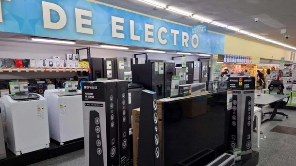El supermercado con promos en televisores