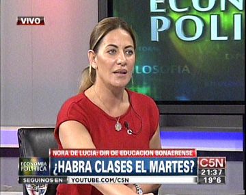 Nora de Lucía: Muchas directoras se prepararaban para abrir las escuelas