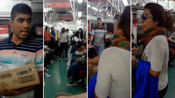 VIDEO: Insultos y golpes de una pasajera fuera de sí en el subte