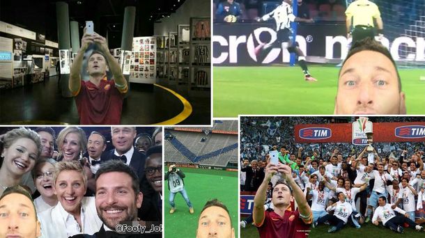 La selfie de Totti es furor: mirá los mejores memes de la web