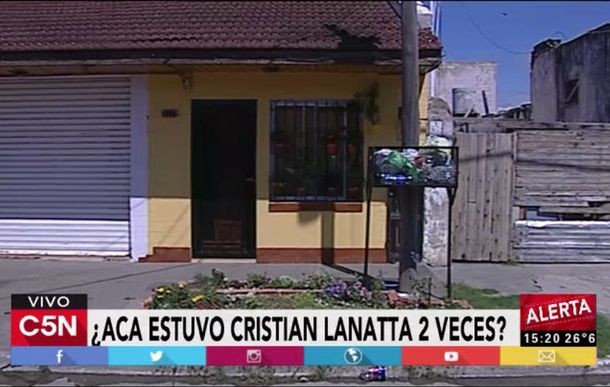 En plena fuga, Cristian Lanatta estuvo dos veces a la casa de su ex suegra