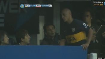 el picante cruce entre clemente rodriguez y julio cesar falcioni el picante cruce entre clemente rodriguez y julio cesar falcioni