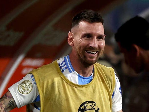 Lionel Messi en la final de la Copa América 2024