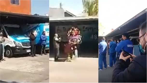 Coronavirus en Mar del Plata: así despidieron al primer enfermero muerto