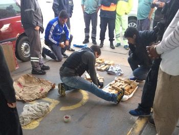 Secuestraron 117 panes de marihuana - Crédito: diariodemocracia.com