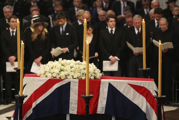 Máxima seguridad en la despedida de los restos de Thatcher