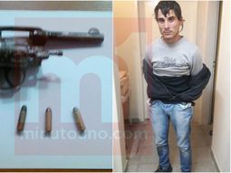 Sebastián Wagner y el arma con la que intentó suicidarse Sebastián Wagner y el arma con la que intentó suicidarse