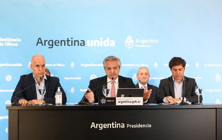 Alberto se reúne con Kicillof y Larreta para definir cómo sigue la cuarentena
