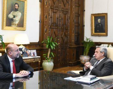 Alberto Fernández se reunió con Omar Perotti y Ricardo Quintela