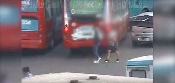 Policía de la Ciudad atrapó por las cámaras de seguridad a un ladrón canguro