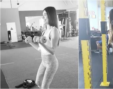 Eva De Dominici entrenando duro