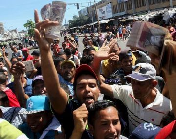 Protestas en Venezuela por la falta de dinero en efectivo