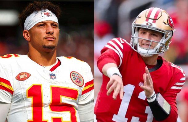 Cómo llegan Patrick Mahomes y Brock Purdy, las estrellas del Super Bowl LVIII