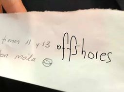 Caputo le pasó un papelito a Cerruti y estallaron el escándalo y el humor