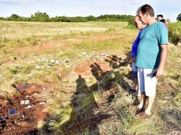 Lugar del accidente en Brasil