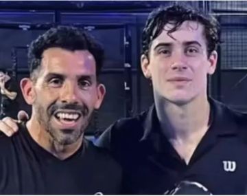 Vacaciones y pádel: Colapinto y Tevez coincidieron en una cumbre xeneize