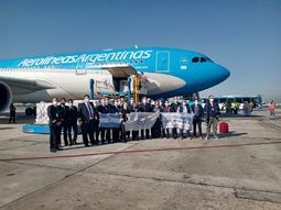 Cruz Roja Argentina recibió los primeros insumos para luchar contra el coronavirus Covid-19