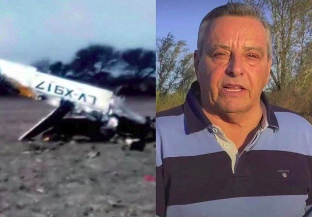 San Luis: murió un intendente de Córdoba al estrellarse la avioneta que piloteaba sobre un campo