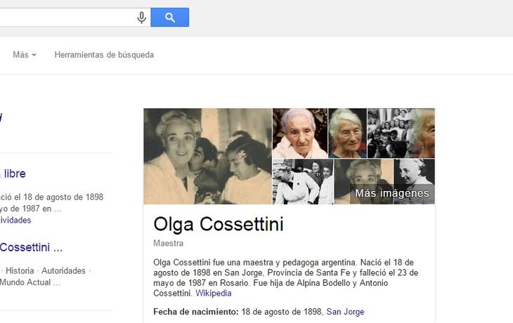El error de Google: ¿escribió mal el nombre de la mujer argentina que homenajea?