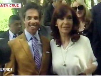 Cristina Kirchner elogió a Robertito Funes en un acto