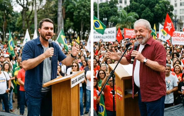 Lula da Silva acorta distancias y empata técnicamente con Flávio Bolsonaro a una semana del balotaje en Brasil