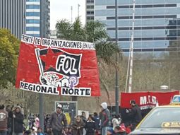 Puerto Madero quedó aislado por protesta de organizaciones sociales