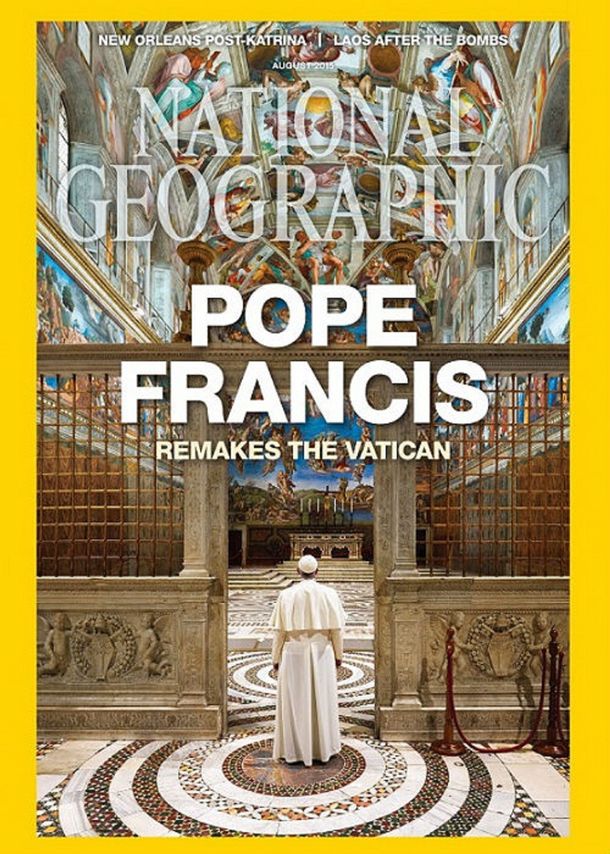 Arabia Saudí prohíbe la venta del último ejemplar de National Geographic por el Papa