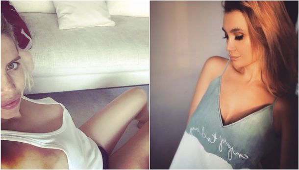 Wanda Nara y Melina Pitra calientan las noches en Instagram
