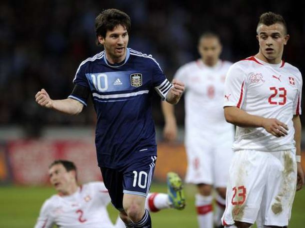 Mirá los tres goles de Lionel Messi en el último partido ante Suiza