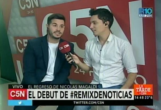 Nicolás Magaldi, sobre su vuelta a C5N: Estoy muy contento