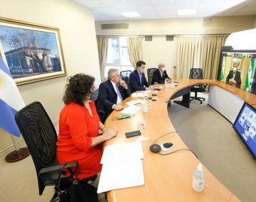 Alberto se reunió con Kicillof y Rodríguez Larreta para analizar nuevas restricciones